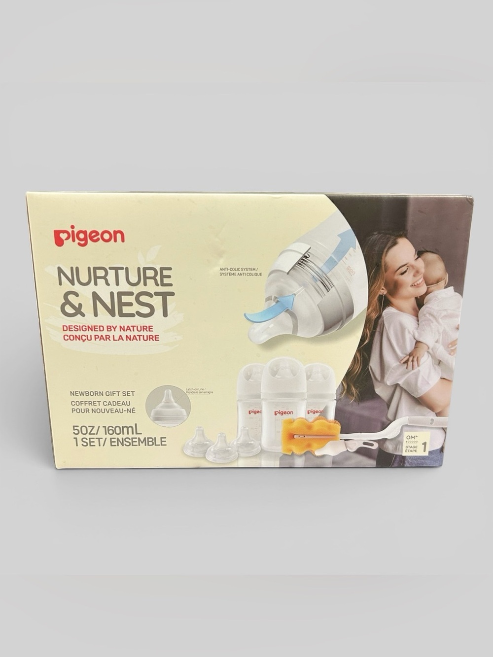Pigeon Nursing & Nest Baby Bottle Newborn Gift Set Brand New & Sealed